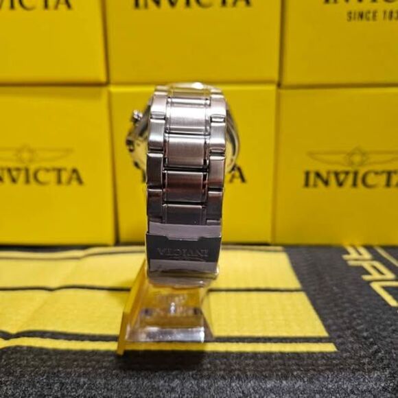 Invicta Men’s Chronograph Watch – Blue World Time Dial – 50M Water Resist - Picture 5 of 6